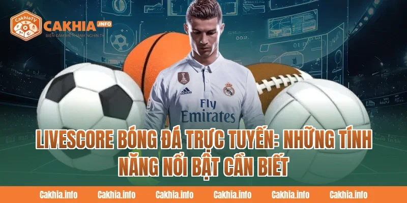 Livescore bóng đá trực tuyến: Những tính năng nổi bật cần biết
