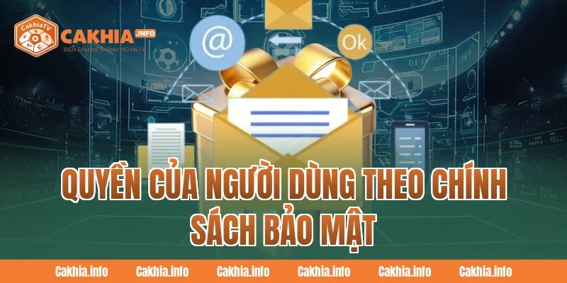 Quyền Của Người Dùng Theo Chính Sách Bảo Mật CakhiaTV