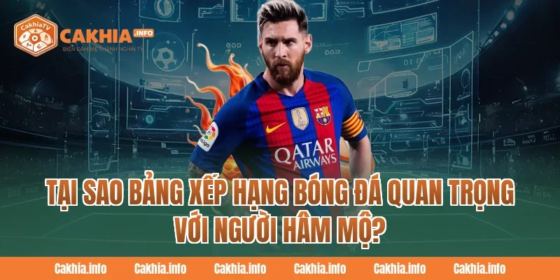 Tại Sao Bảng Xếp Hạng Bóng Đá Quan Trọng Với Người Hâm Mộ?